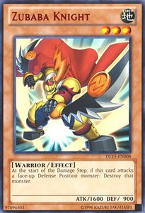 Zubaba Knight - Red - DL15-EN008 - Rare - Unlimited Edition x3 - Near Mint