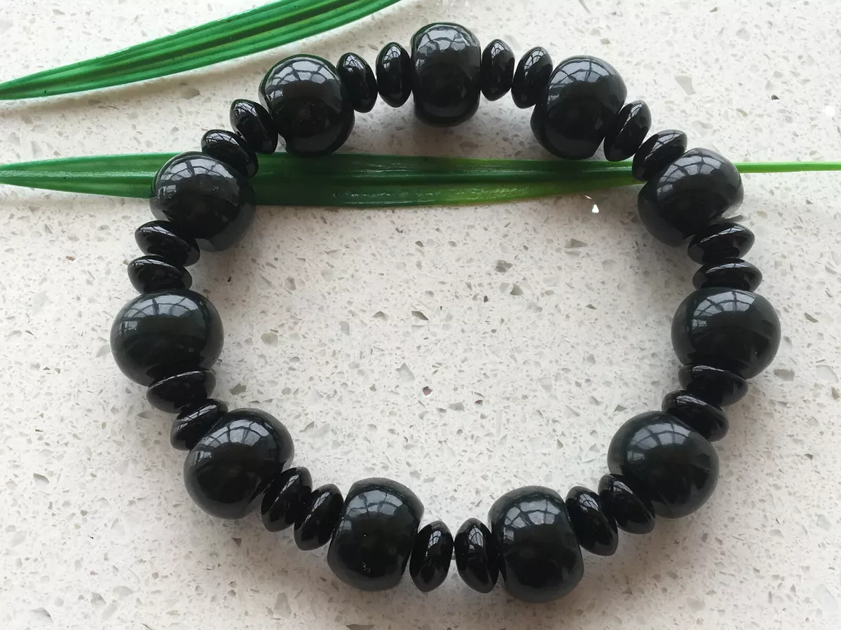 Chinese black stone best sale bracelet