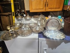 antique silver dishes