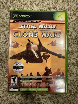 Star Wars Clone Wars Tetris Xbox CIB Complete