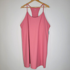 OLD NAVY NWT Pink Powersoft Swing Dress 3X Shelf Bra Mini Athletic Sporty Plus