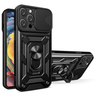 Etui CAMSHIELD Tasche Hülle Für Apple iPhone 15 / Plus Pro Max Case Ring Ständer