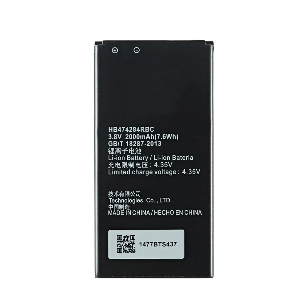 Batería de repuesto para Huawei Y550 Y560 Y625 Y635 HB474284RBC Envío gratuito Foto 2 de 4