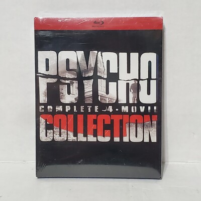 Psycho 4-Movie Complete Collection Blu-Ray New Sealed Movie Set Bonus Features