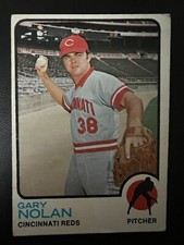 1973 Topps Gary Nolan #260 Cincinnati Reds Creased