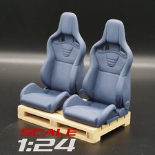 124 Recaro Sportster Style Racing Seats For Tamiya Fujimi And Diecast Models