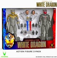 VALAVERSE 1 12 LEGEND OF WHITE DRAGON 6  FIGURE POWER RANGERS SIGNED BOBBY VALA
