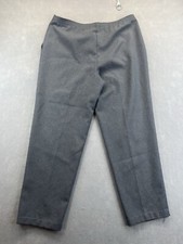 Levis Bend Over Pants Womens 16 Gray Pull On Elastic Waist USA Made Vintage