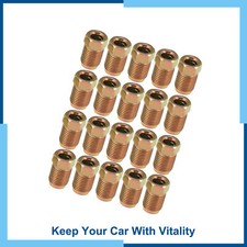 Universal Pack 20 M10x1.0 Thread Brake Line Fitting For 316 Steel Brake Line