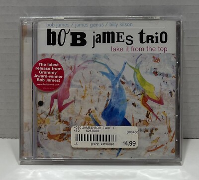 BOB TRIO JAMES - Take It From The Top - CD - New Sealed - Koch Records 2004