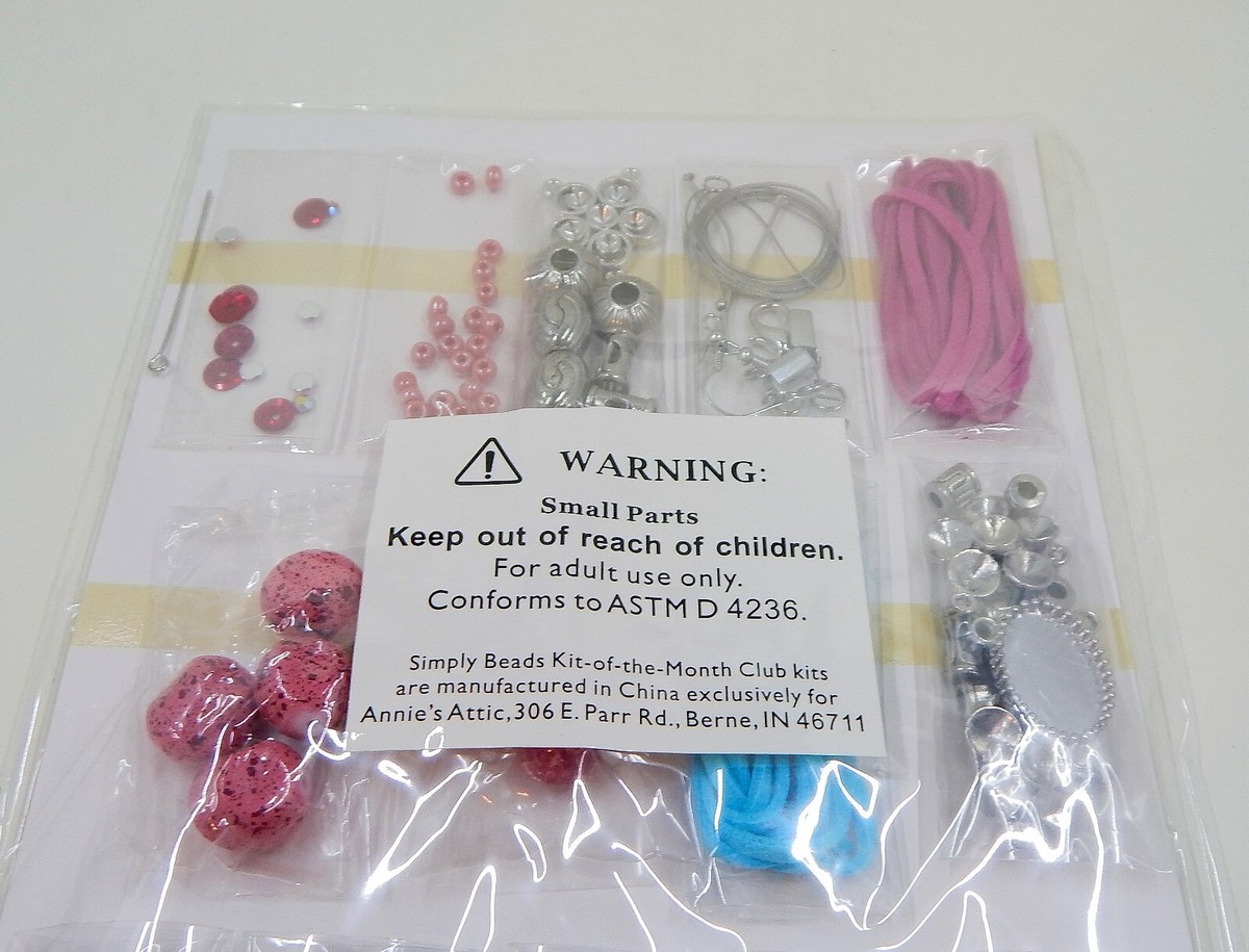 NEW Annie’s Kit of the Month Jewelry Set Simply Beads Jet Set