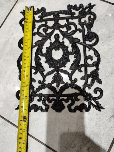 Colgador de pared de hierro fundido - diseño vintage - para colgar muy artístico - pequeño descanso - Imagen 4 de 21