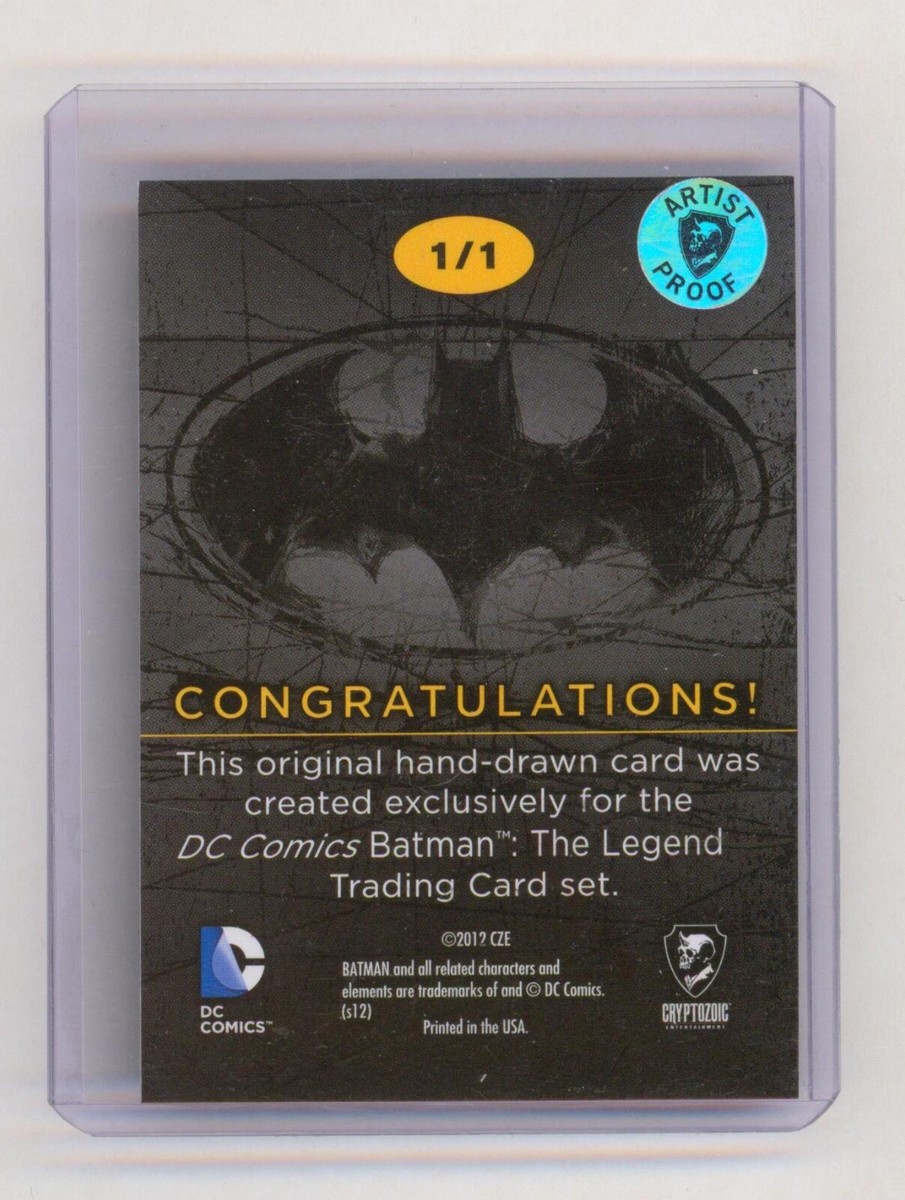 スケッチカード 2012 CZE DC Batman Batman the Legend 2012 Cryptozoic DC sketch card | eBay