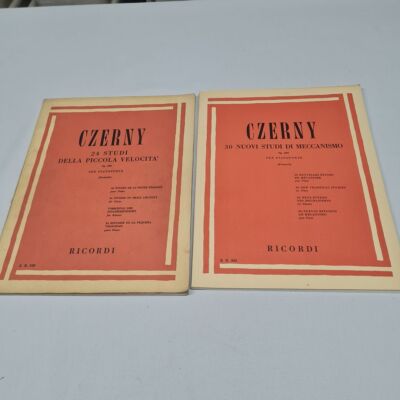 (Czerny) 30 neue Mechanikstudios + 24 Geschwindigkeitsstudios Erinnerungen Klavier