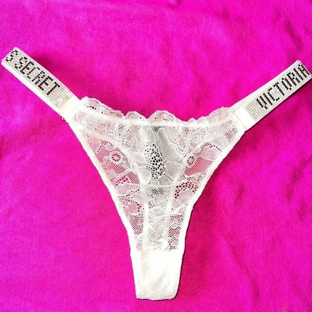 Tanga Victoria`s Secret Diamantes encaje TODOS LOS COLORES
