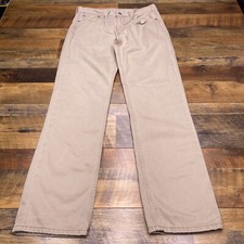 Levis Jeans 514 Adult 32x32 Beige Straight Le...
