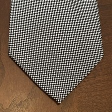 Wei Shang Black Gray Hand Made 100 Silk Men  s Neck Tie Made In China