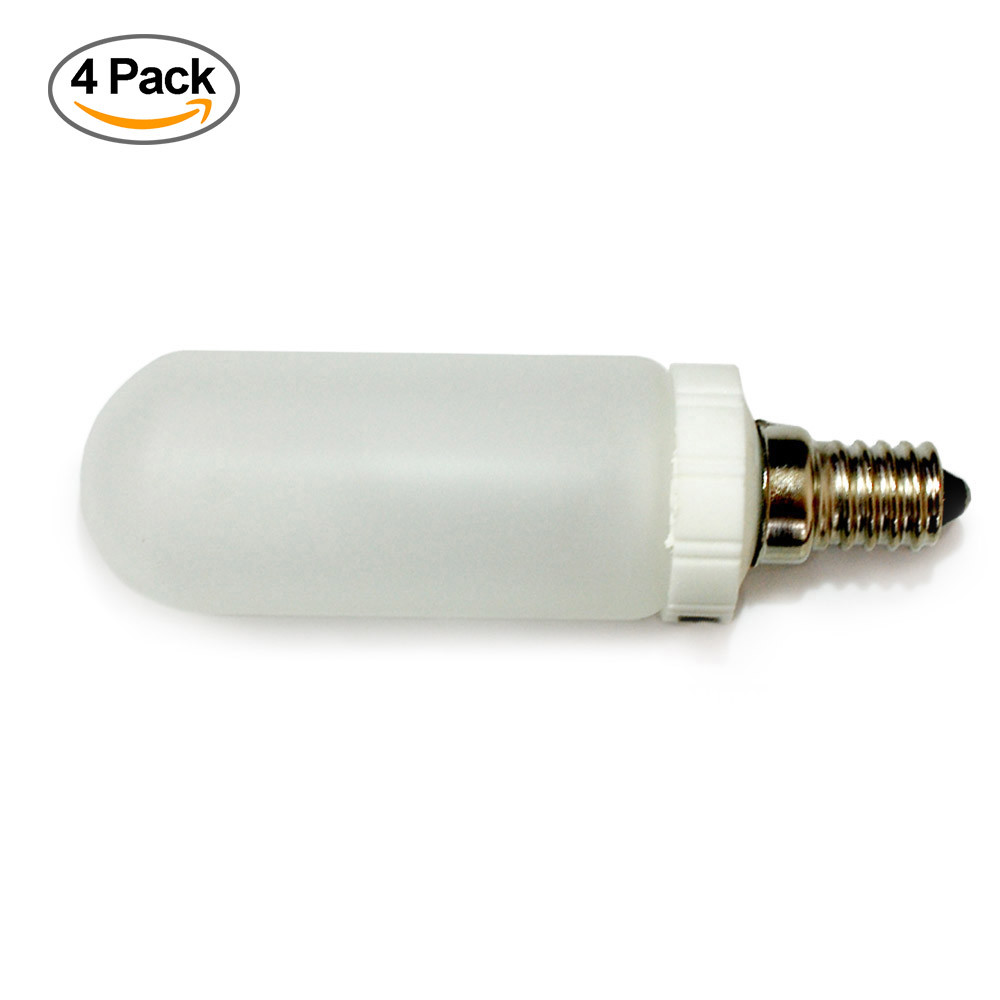 LSP 4 PCS JDD Type 150W 120V E14 Frosted Halogen Light Replacement Modeling Bulb