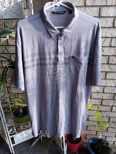 Travis Mathew Golf Polo Shirt Short Sleeve Lavender Men's Xxl Pima Cotton