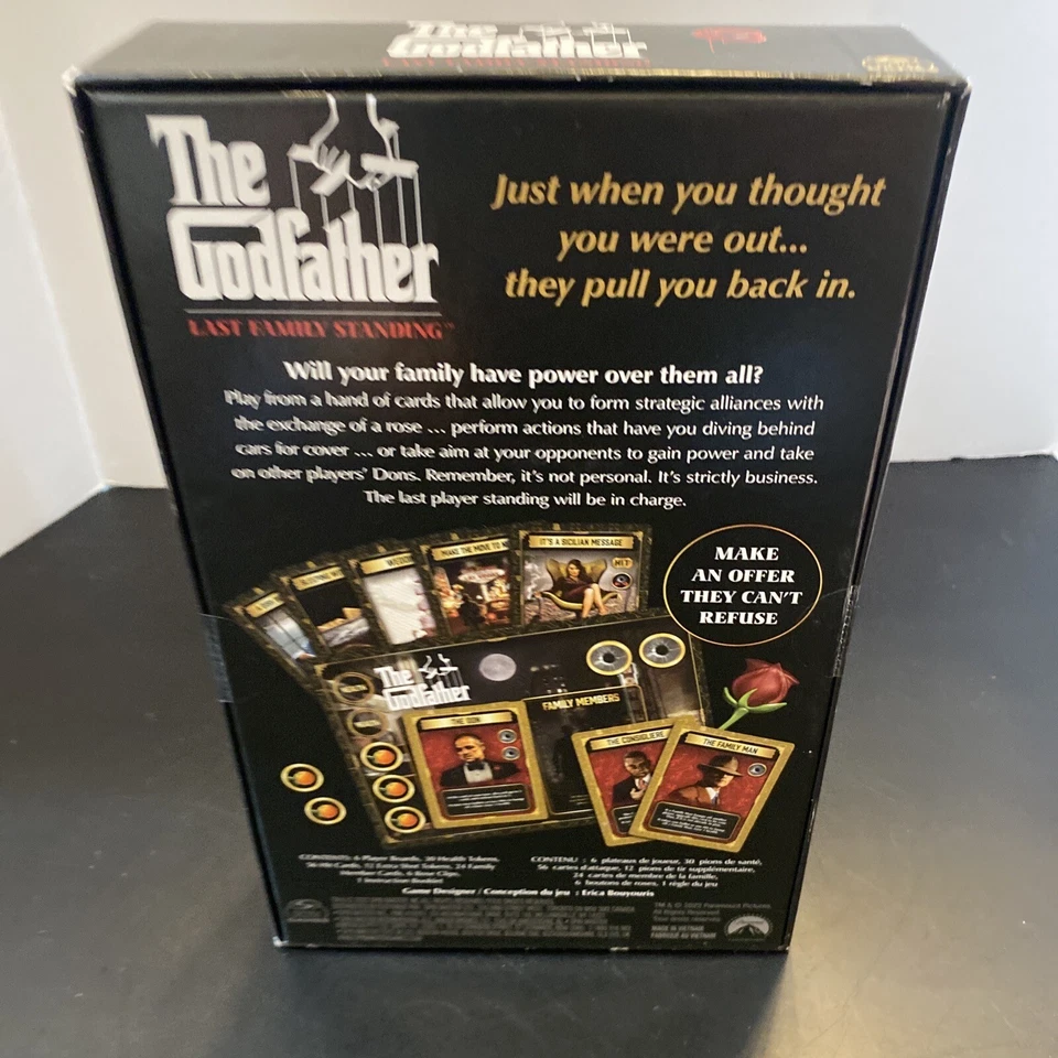 The Godfather Last Family Standing The Party Game You Can’t Refuse SpinMaster - Image 2 of 4