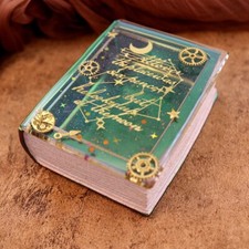 Silicone Jewelry Box Molds with Lid Book-shape Silicone Mold for DIY Jewelry Box