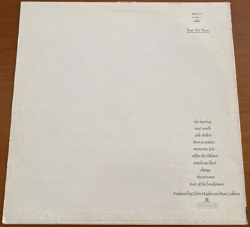 TEARS FOR FEARS The Hurting MERS17 SELTENER TEST 1. PRESSUNG PROMO VINYL Fehldruck - Bild 3 von 10