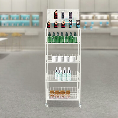 4 Tier Retail Snack Candy Display Organizer Display Rack Stand Each Tier 22 lbs