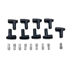 Spark Plug Wires Distributor Boots Ends 90 Degree HEI Ignition Chevy Ford Mopar