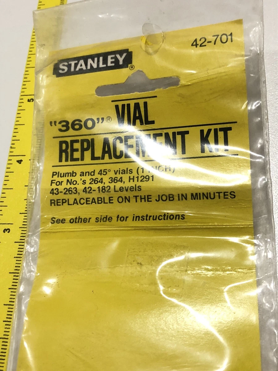 Stanley Level Vial Replacement Kit NOS 42 701 1 See Description
