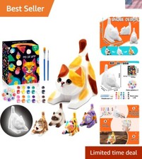 Customizable 4.3in Cat Lamp Kit - Perfect Gift for Arts Crafts Lovers