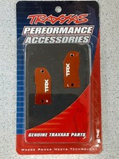 Traxxas 3632T Caster Blocks 30-Degree Orange-Anodized 6061-T6 Aluminum New 