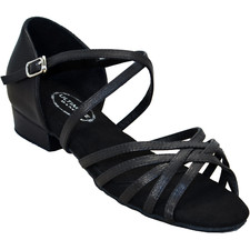 Ultimate Swinger Dance Shoe - Black Leather