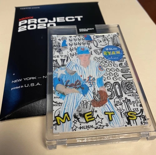 Nolan Ryan Mets by Gregory Siff Topps Project 2020 Card #30 1969 w/ Box (RARE)