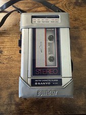 Sanyo Portable Walkman M-G31 FM/AM Radio Cassette Player Japan. Works
