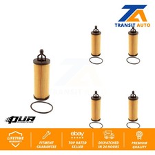 Engine Cartridge Oil Filter (5 Pack) For Ram Dodge Jeep 1500 Grand Caravan 200 &