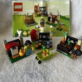 LEGO Seasonal: Easter Egg Hunt 40237 & Easter Bunny House 853990 Used Complete