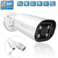 4MP HD POE IP Security Audio Bullet Camera Outdoor for Security for NVR