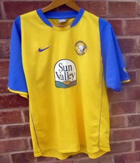 SIZE L VINTAGE 2007 2009 HEREFORD UNITED AWAY FOOTBALL SHIRT: HEREFORD FC