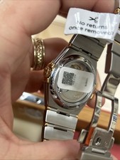 OMEGA Constellation Co-Axial 18k /SS 123.20.35.20.52.002 Diamond UNWORN Full Set 8