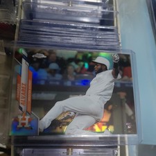 2020 Topps Chrome Yordan Alvarez Rookie RC #200 Image Variation Refractor SP
