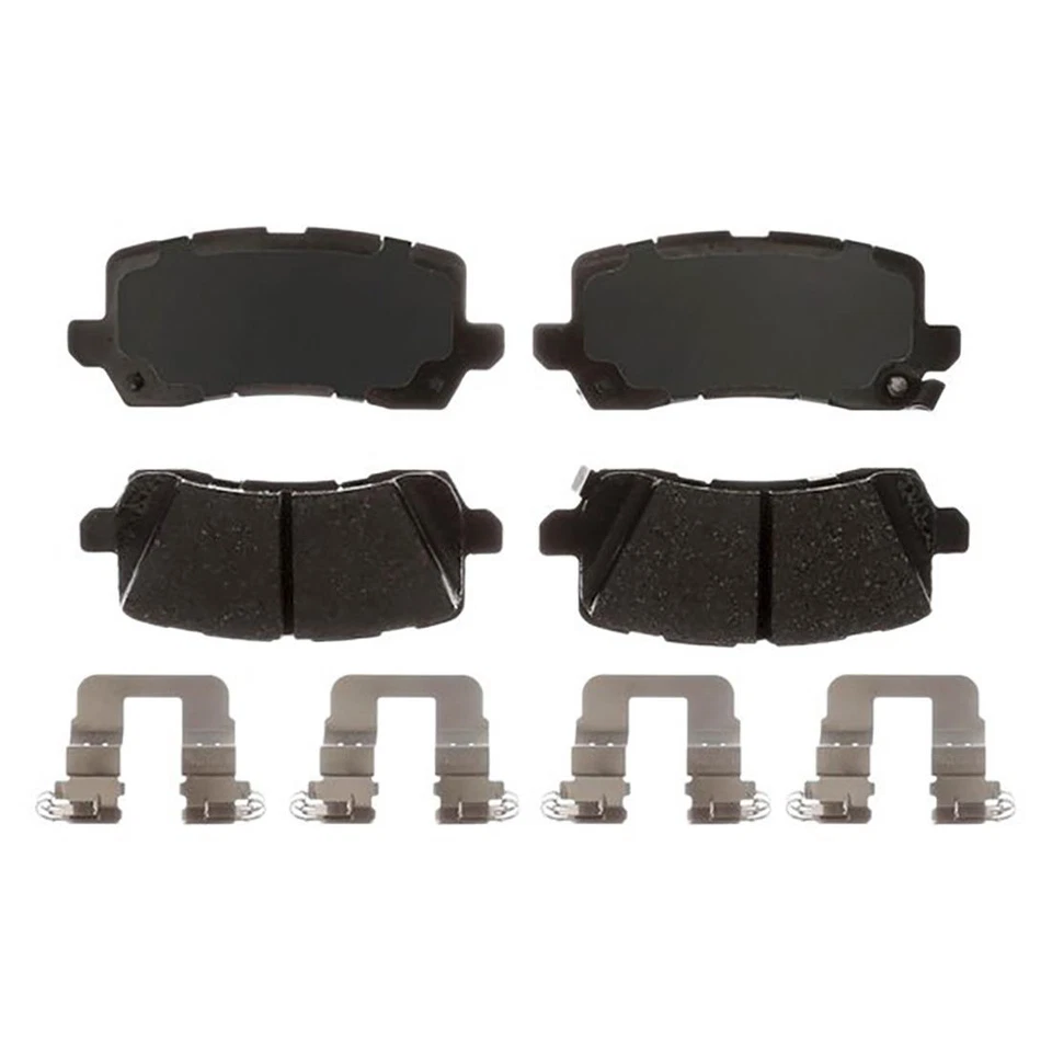 Rear Kit Brake Rotors + Ceramic Pads & Hardware For 2017-2019 Acura MDX - Image 2 of 4