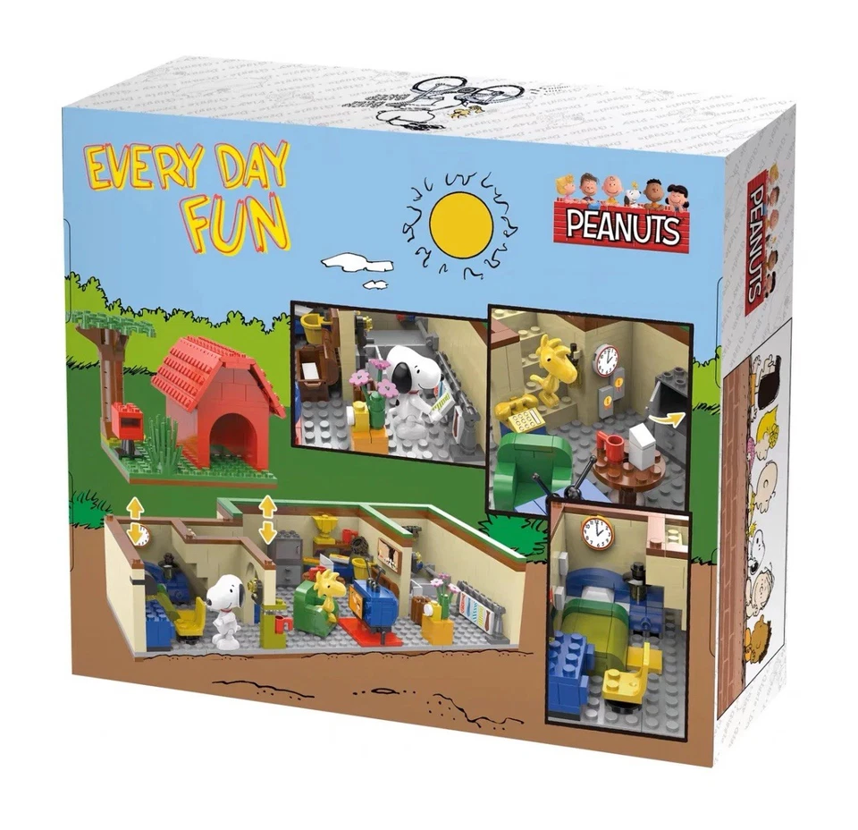 Peanuts Building Blocks - Basement Dog House - Image 2 of 3