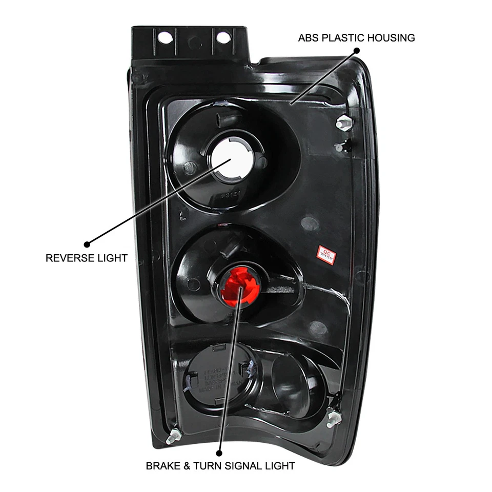 Fits 1997-2002 Ford Expedition Tail Lights Rear Brake Lamps Left+Right 97-02 Foto 4 de 4