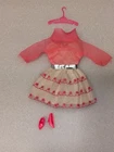 Barbie Mod Vintage 1969 Happy Go Pink Dress