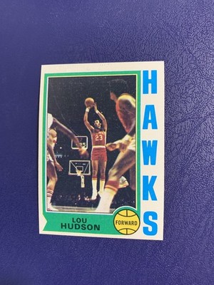 1974-75 Topps Basketball #130 Lou Hudson - Atlanta Hawks - Sharp