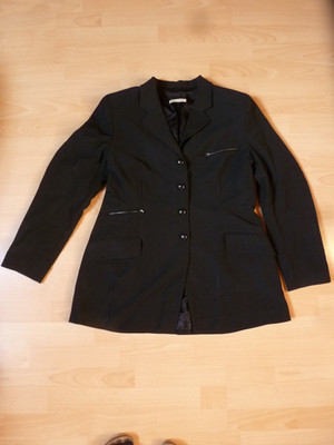 Luciano Barbera Reitjacke Damen schwarz Klassisch Gr 48 (EU42/44)