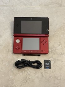 Nintendo 3DS Console Red Edition With Charger US SELLER