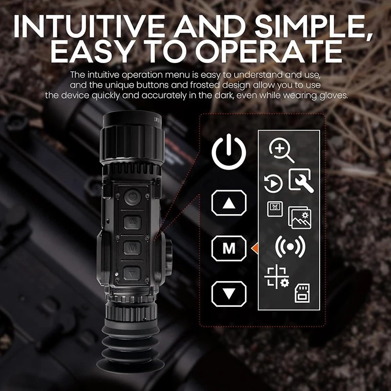 GTGUARD Thermal Rifle Scope 384x288 50Hz Thermal Imaging Scopes 35mm For Hunting - Image 3 of 4