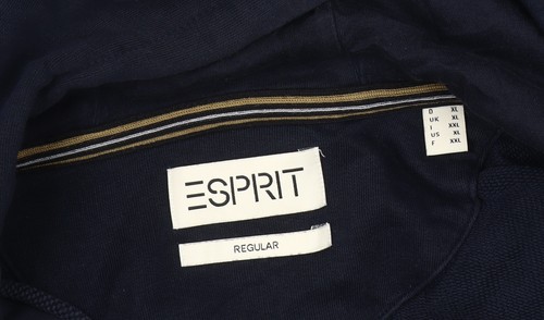 Chaqueta básica con capucha XL azul Esprit para hombre - Imagen 3 de 12