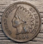 1906 Indian Head Cent - AU Details